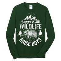 Support Wildlife Raise Boys Tall Long Sleeve T-Shirt