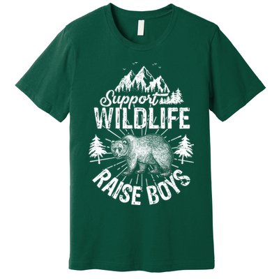Support Wildlife Raise Boys Premium T-Shirt