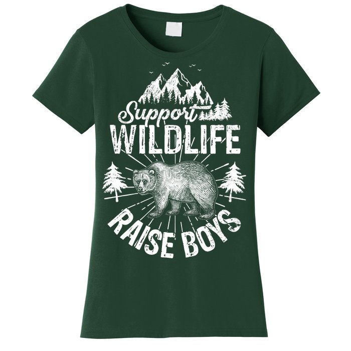 Support Wildlife Raise Boys Women's T-Shirt