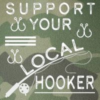 Support Your Local Hooker Funny Fishing Legacy Tie Dye Trucker Hat