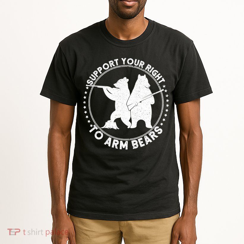 Support Your Right To Arm Bears Tall T-Shirt