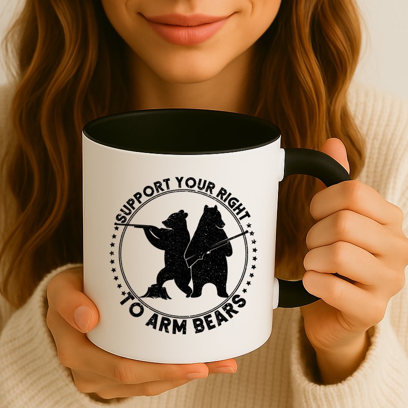 Support Your Right To Arm Bears Mug