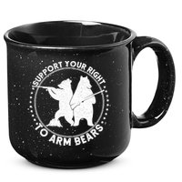 Support Your Right To Arm Bears 15oz Campfire Ceramic Mug