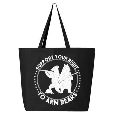 Support Your Right To Arm Bears 25L Jumbo Tote