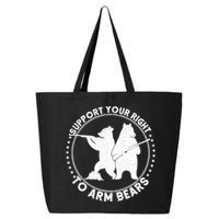 Support Your Right To Arm Bears 25L Jumbo Tote