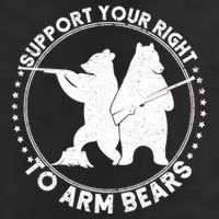 Support Your Right To Arm Bears 25L Jumbo Tote