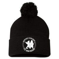 Support Your Right To Arm Bears Pom Pom 12in Knit Beanie