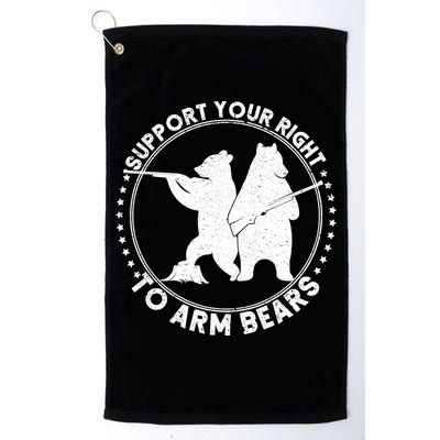 Support Your Right To Arm Bears Golf Towel