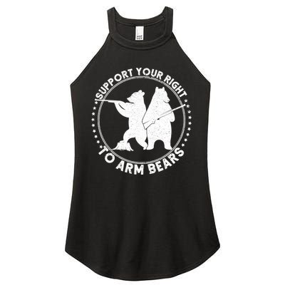 Support Your Right To Arm Bears Women's Perfect Tri Rocker Tank