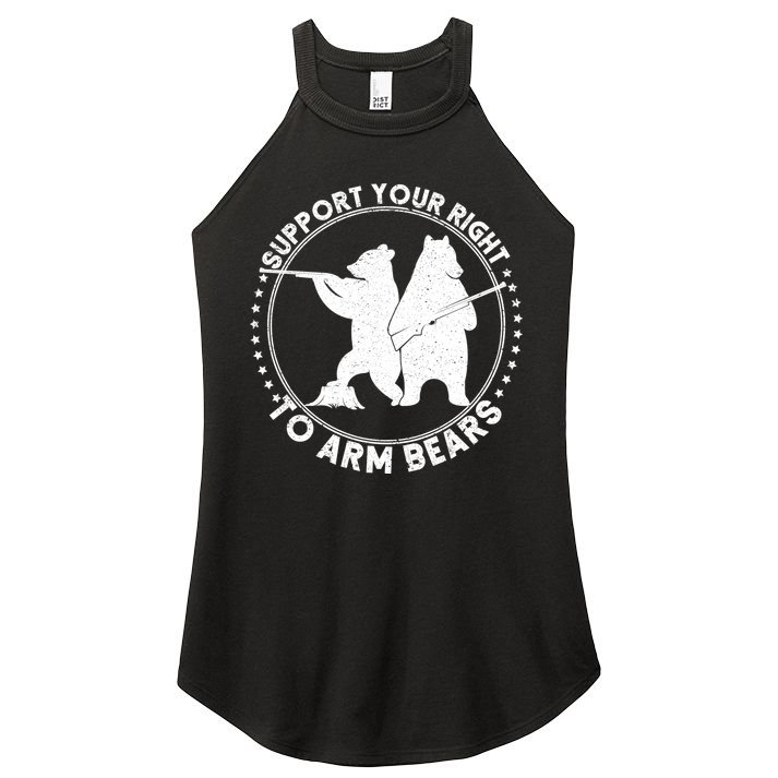 Support Your Right To Arm Bears Women's Perfect Tri Rocker Tank