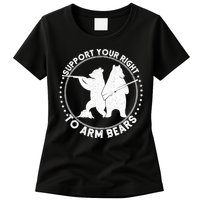 Support Your Right To Arm Bears Womens T-Shirt