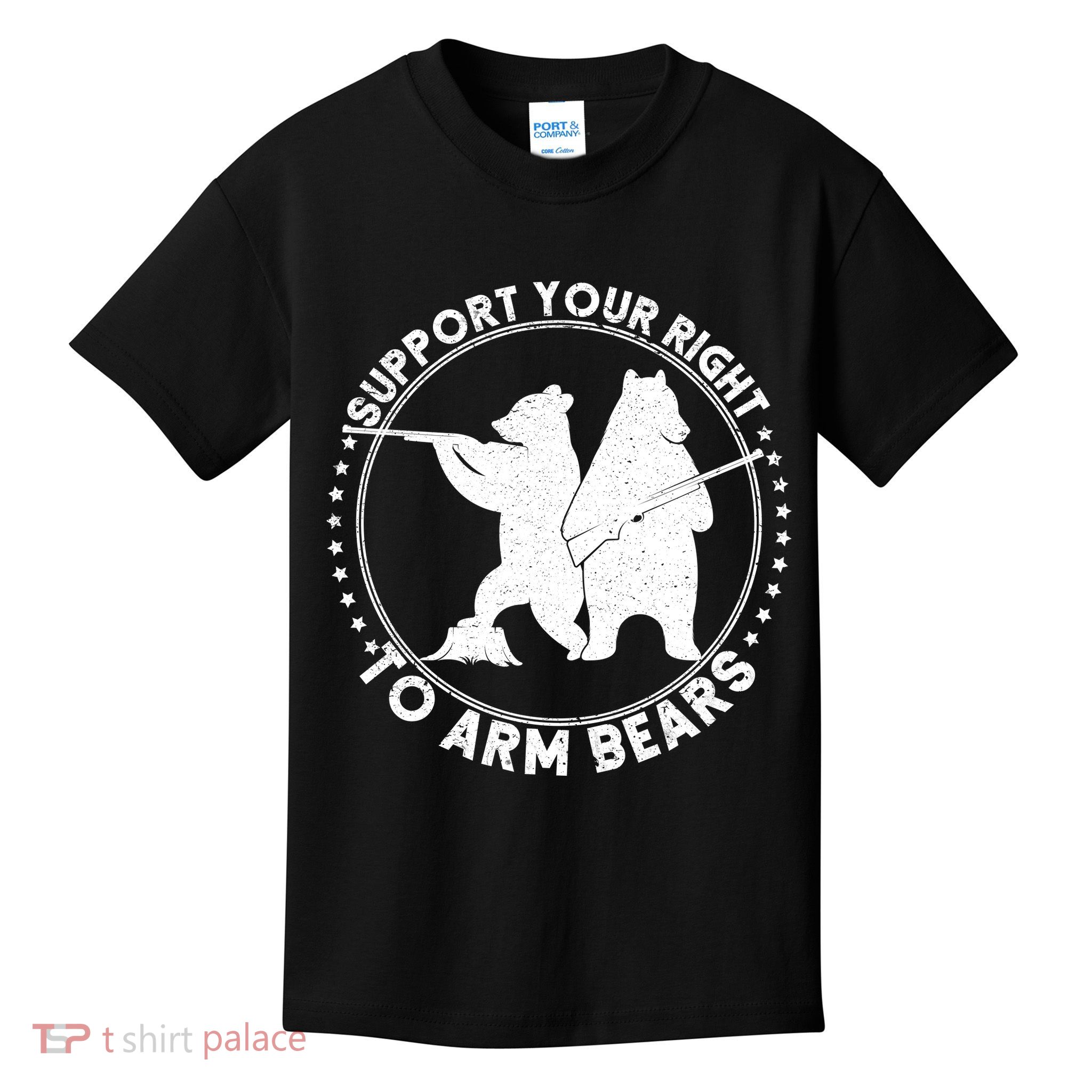 Support Your Right To Arm Bears Kids T-Shirt