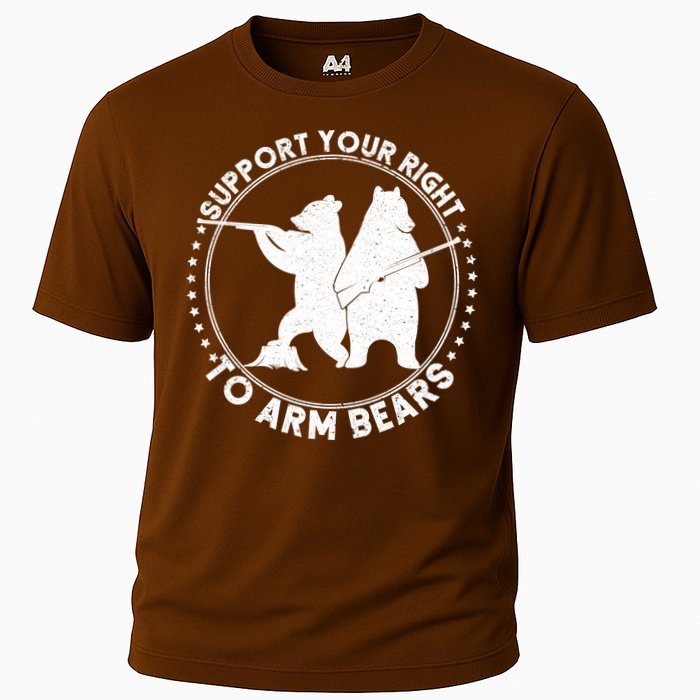 Support Your Right To Arm Bears Cooling Performance Crew T-Shirt