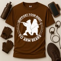 Support Your Right To Arm Bears Performance Shirt