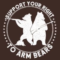 Support Your Right To Arm Bears Performance Shirt