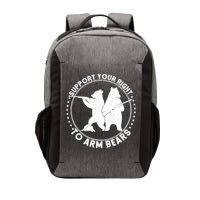 Support Your Right To Arm Bears Vector Backpack