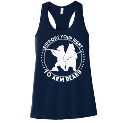 Support Your Right To Arm Bears Women's Racerback Tank