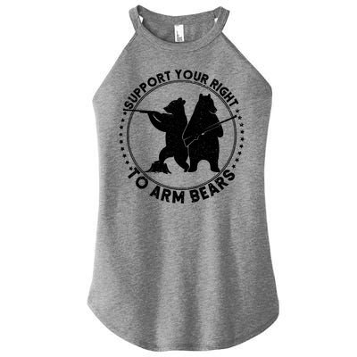 Support Your Right To Arm Bears Women’s Perfect Tri Rocker Tank