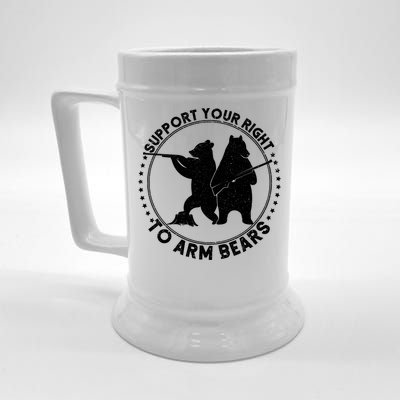 Support Your Right To Arm Bears Beer Stein