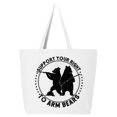 Support Your Right To Arm Bears 25L Jumbo Tote