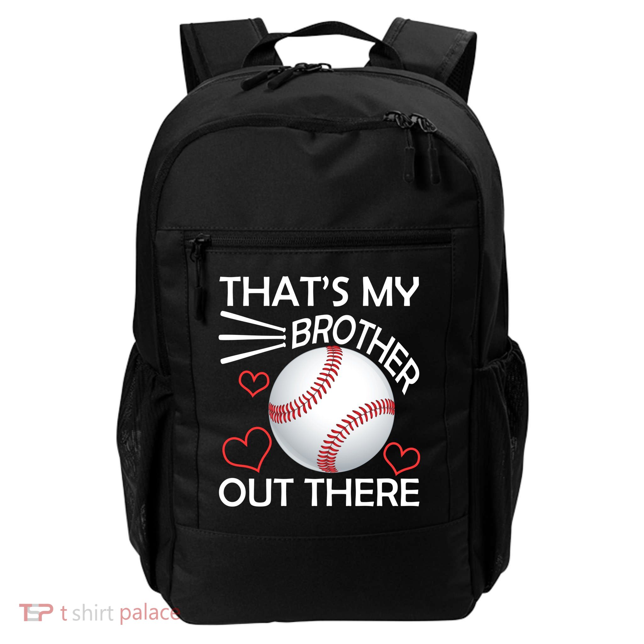 Supportive Baseball Sister That's My Brother Out There Backpack