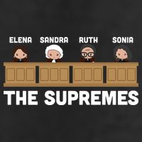  Supreme Court RBG Ginsburg The Supremes 7 Panel Mesh Trucker Snapback Hat