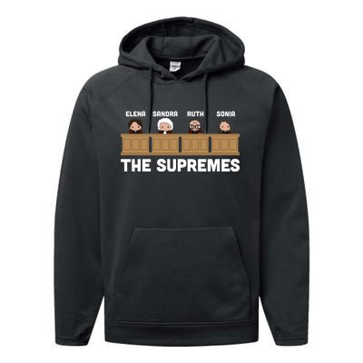  Supreme Court RBG Ginsburg The Supremes Performance Fleece Hoodie