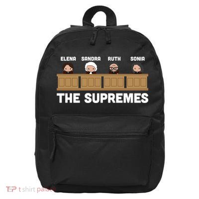  Supreme Court RBG Ginsburg The Supremes 16 in Basic Backpack