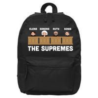  Supreme Court RBG Ginsburg The Supremes 16 in Basic Backpack