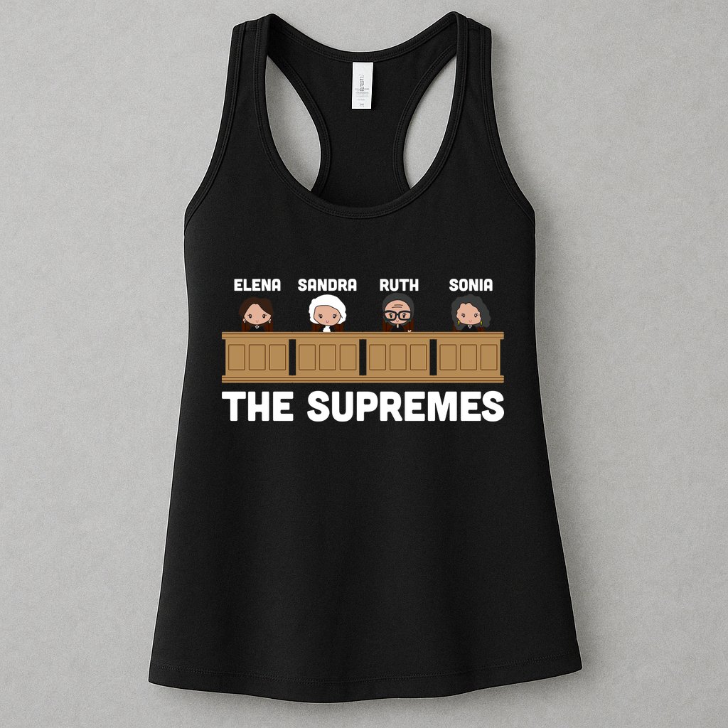  Supreme Court RBG Ginsburg The Supremes Womens Tank Top