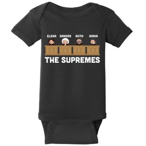  Supreme Court RBG Ginsburg The Supremes Baby Bodysuit