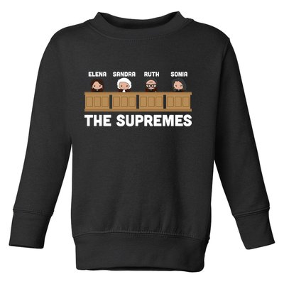  Supreme Court RBG Ginsburg The Supremes Toddler Sweatshirt