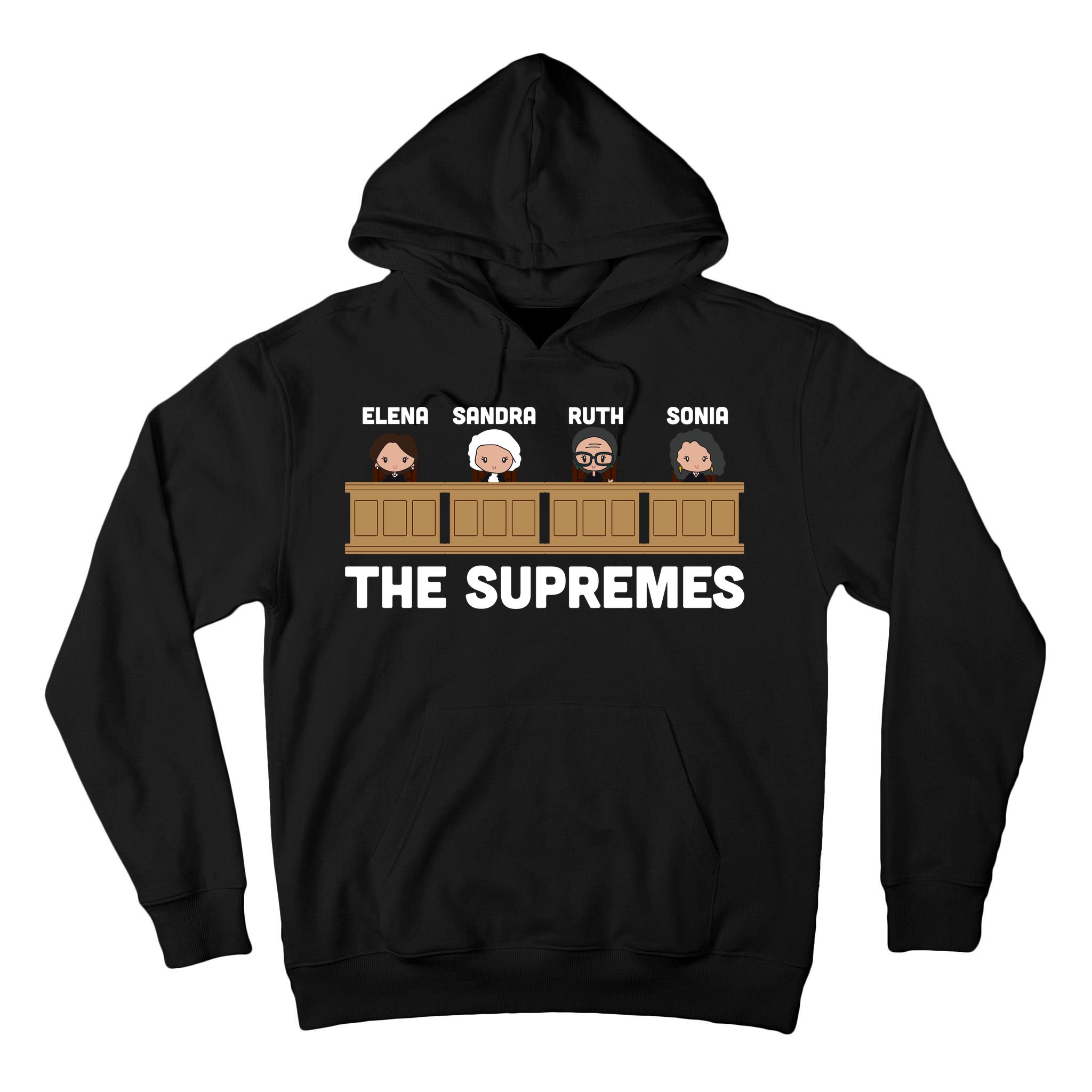  Supreme Court RBG Ginsburg The Supremes Tall Hoodie