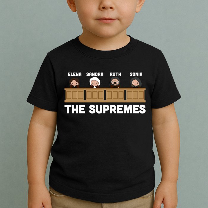  Supreme Court RBG Ginsburg The Supremes Toddler T-Shirt