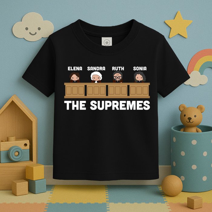  Supreme Court RBG Ginsburg The Supremes Toddler T-Shirt