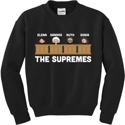  Supreme Court RBG Ginsburg The Supremes Kids Sweatshirt