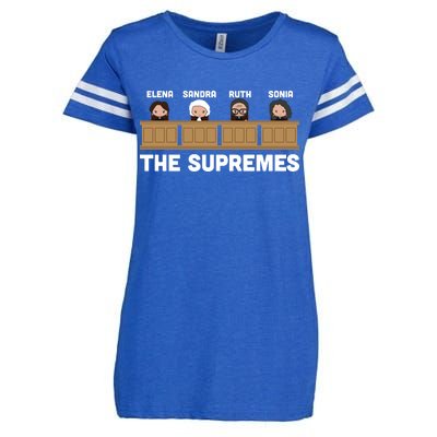  Supreme Court RBG Ginsburg The Supremes Enza Ladies Jersey Football T-Shirt