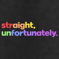 Straight Unfortunately Rainbow Pride Ally Cool Comfort Performance Bucket Hat