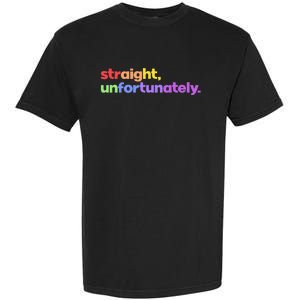 Straight Unfortunately Rainbow Pride Ally Garment-Dyed Heavyweight T-Shirt