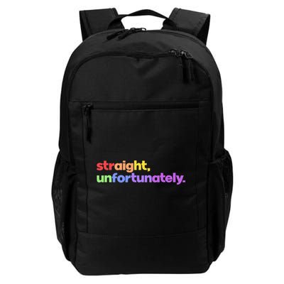 Straight Unfortunately Rainbow Pride Ally Backpack
