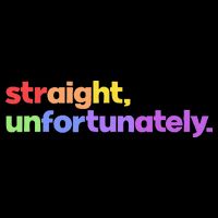 Straight Unfortunately Rainbow Pride Ally Toddler T-Shirt