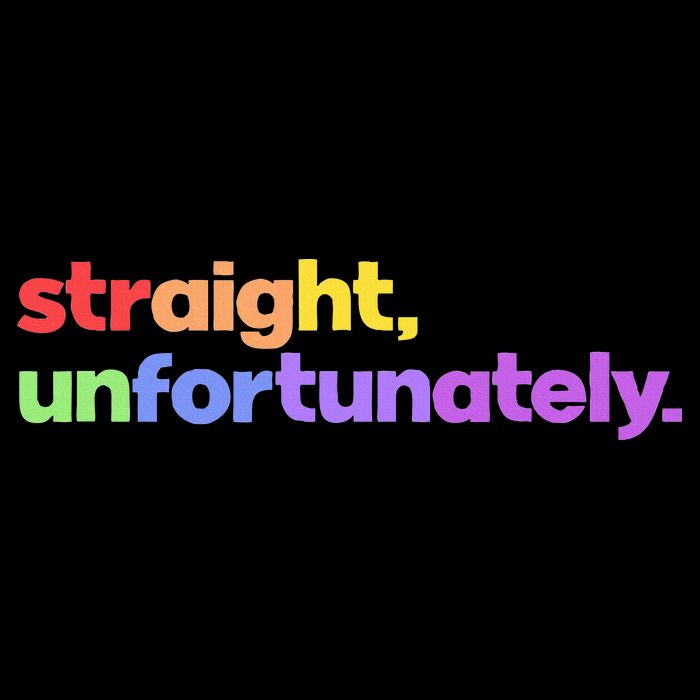 Straight Unfortunately Rainbow Pride Ally Toddler T-Shirt