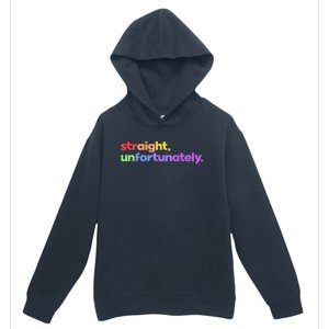 Straight Unfortunately Rainbow Pride Ally Urban Pullover Hoodie