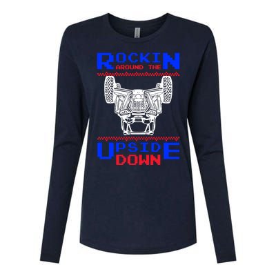 Sxs Utv Rockin The Upsite Down Womens Cotton Relaxed Long Sleeve T-Shirt