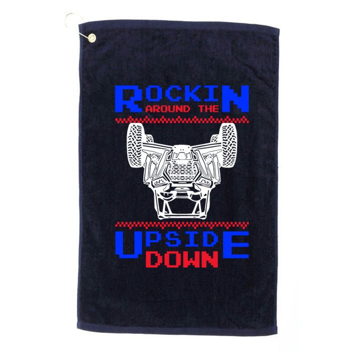 Sxs Utv Rockin The Upsite Down Platinum Collection Golf Towel