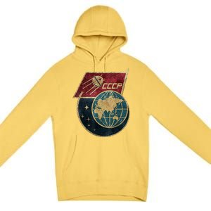 Soviet Union Russia CCCP Global Premium Pullover Hoodie