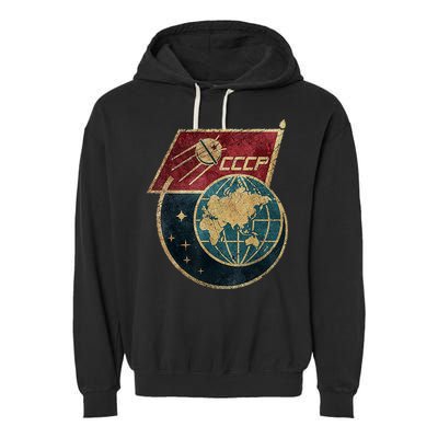 Soviet Union Russia CCCP Global Garment-Dyed Fleece Hoodie