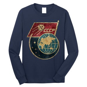 Soviet Union Russia CCCP Global Long Sleeve Shirt