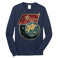 Soviet Union Russia CCCP Global Long Sleeve Shirt