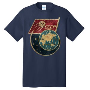 Soviet Union Russia CCCP Global Tall T-Shirt